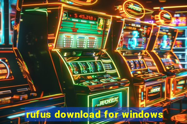 rufus download for windows