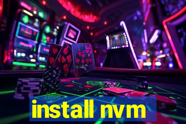 install nvm