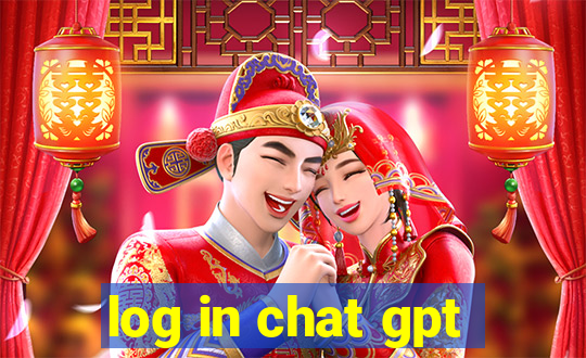 log in chat gpt