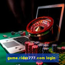 game.rider777.com login