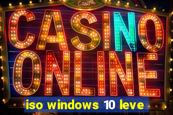 iso windows 10 leve