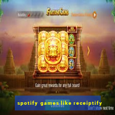 spotify games like receiptify