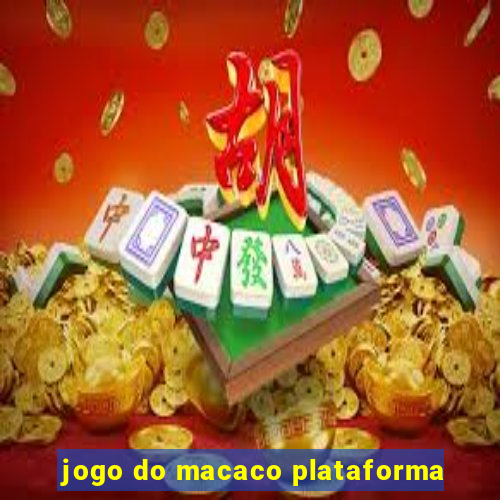 jogo do macaco plataforma