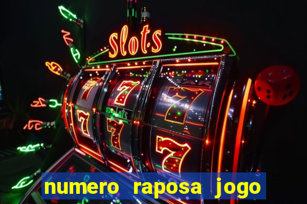 numero raposa jogo do bicho