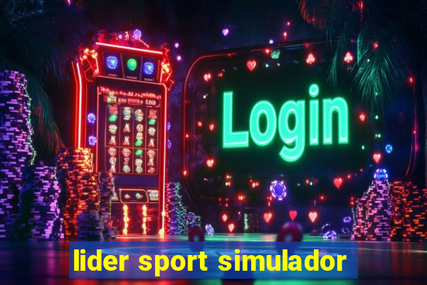 lider sport simulador