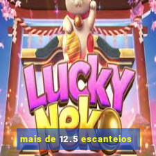 mais de 12.5 escanteios