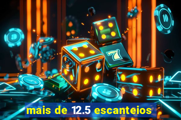 mais de 12.5 escanteios