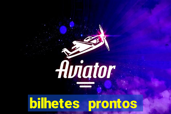 bilhetes prontos futebol hoje